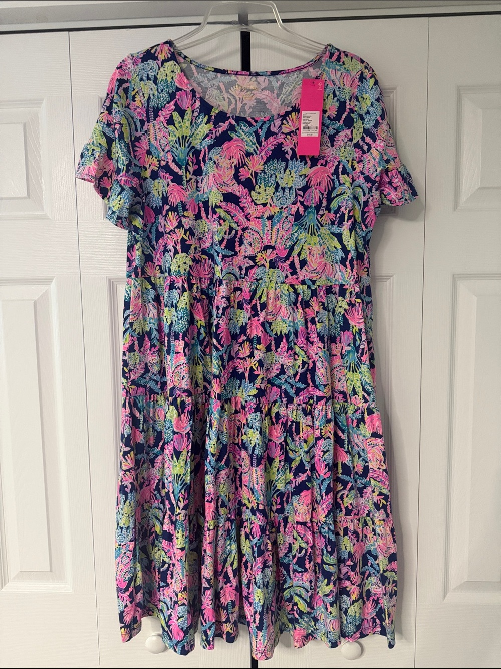 Lilly Pulitzer Navy SEEN AND HERD JODEE DRESS